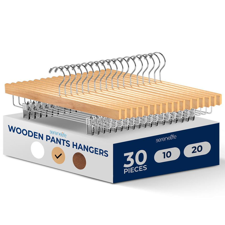 Wooden Pants Hangers - SLWPNW30