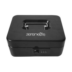8" Metal Cash Box with Lock - SLCAB08