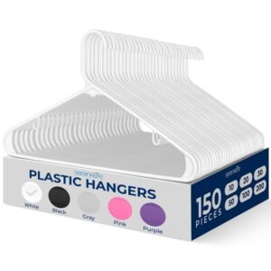 PLASTIC HANGERWHITEPACK OF 150 - SLHPL150