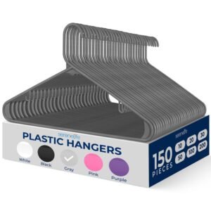 Non-Slip Plastic Hangers - SLHPLGRA150