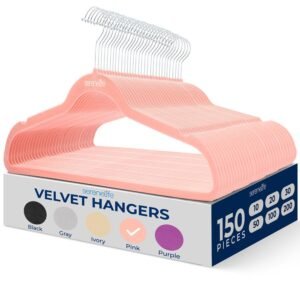 Non-Slip Velvet Hangers - SLHVELPIK150