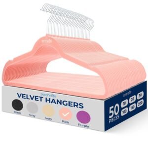 Non-Slip Velvet Hangers - SLHVELPIK50