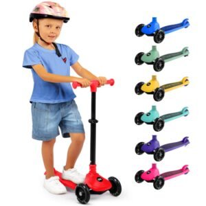 Foldable Kid Kick Scooter - SLKSC12RD