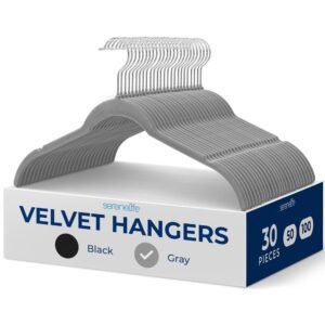 30-Piece Velvet Hangers - SLSHGR30
