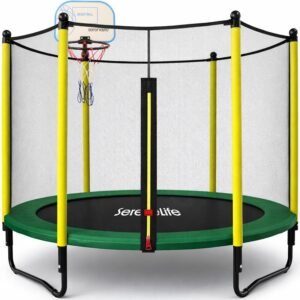 5ft. Trampoline with Enclosure Safety Ne - SLTRA5BL