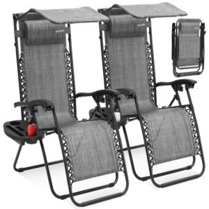 Adjustable Zero Gravity Chair Set - SLZGCVZX45