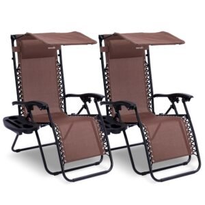 Adjustable Zero Gravity Chair Set - SLZGCVZX86