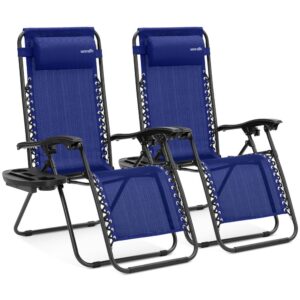 Adjustable Zero Gravity Chair Set - SLZGHBLU29