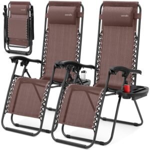 Adjustable Zero Gravity Chair Set - SLZGHBRW22.5