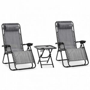 Adjustable Zero Gravity Chair Set - SLZGHTBGY32