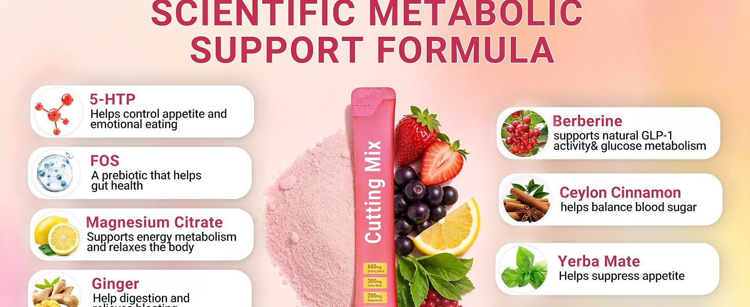 Buporai Cutting Mix, Cutting Drink Mix, Berberine, Chromium