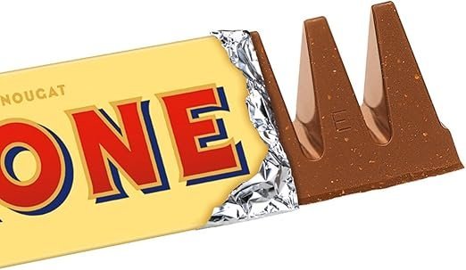 Toblerone Milk Chocolate Bar, Smooth Milk Chocolate with Honey and Almond Nougat, Christmas Treat for Sharing or Gifting, 4.5kg (Pack of 1) - Image 2