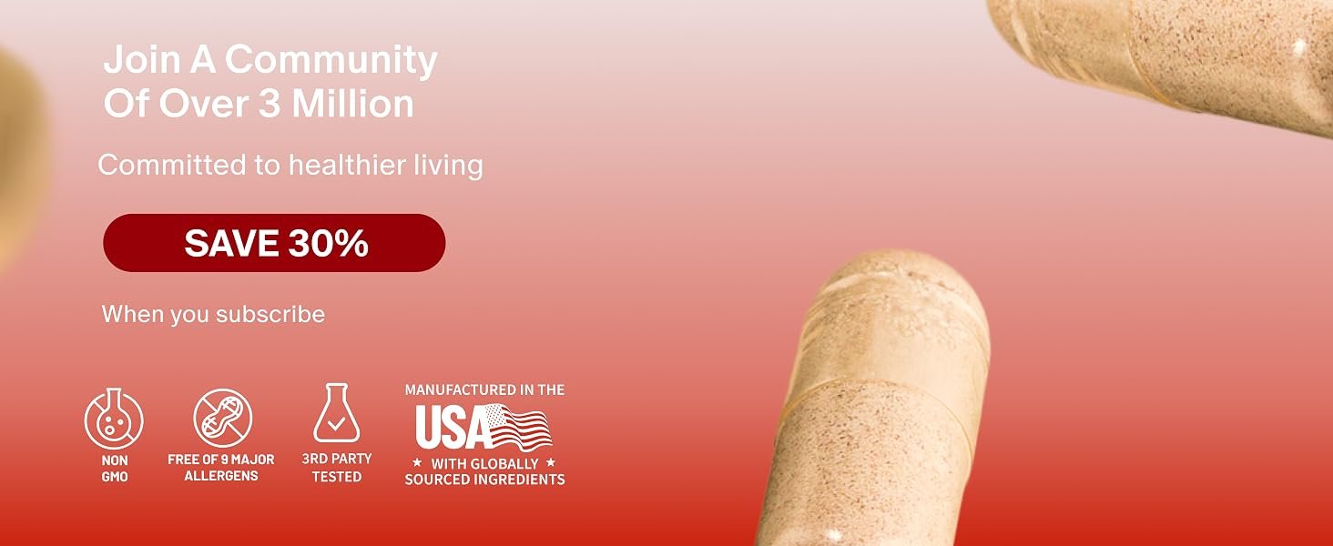 non-gmo vegan free of 9 major allergens third party tested made in the usa